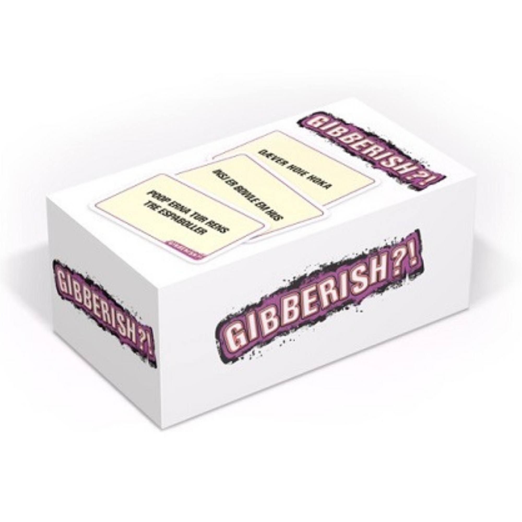 Gibberish kortspillboks — hysterisk morsomt partyspill for morsomt selskap